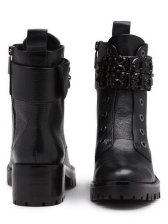 Karl Lagerfeld Shoes - Karl Lagerfeld Paris Women's‎ Maeva Embellished Buckled Zip Booties